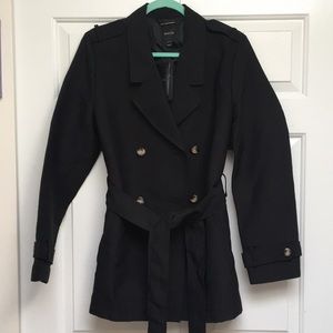 Black trench coat